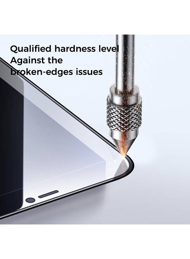JOYROOM Knight Extreme Series 2.5D Privacy Full Screen For iPhone 11 Pro Clear/Black  - Image 5
