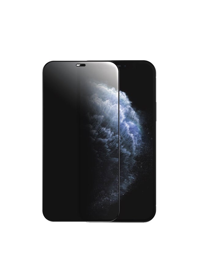 JOYROOM - Tempered Glass Privacy Full Screen Protector For iPhone 11 Pro Max Clear/Black - Image 1