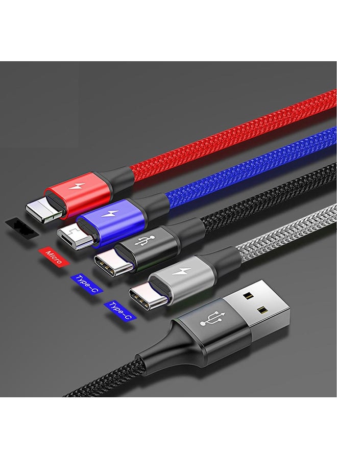 Earldom - 4-In-1 Charging Cable Multicolour - Image 1