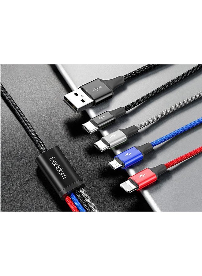 Earldom - 4-In-1 Charging Cable Multicolour - Image 1