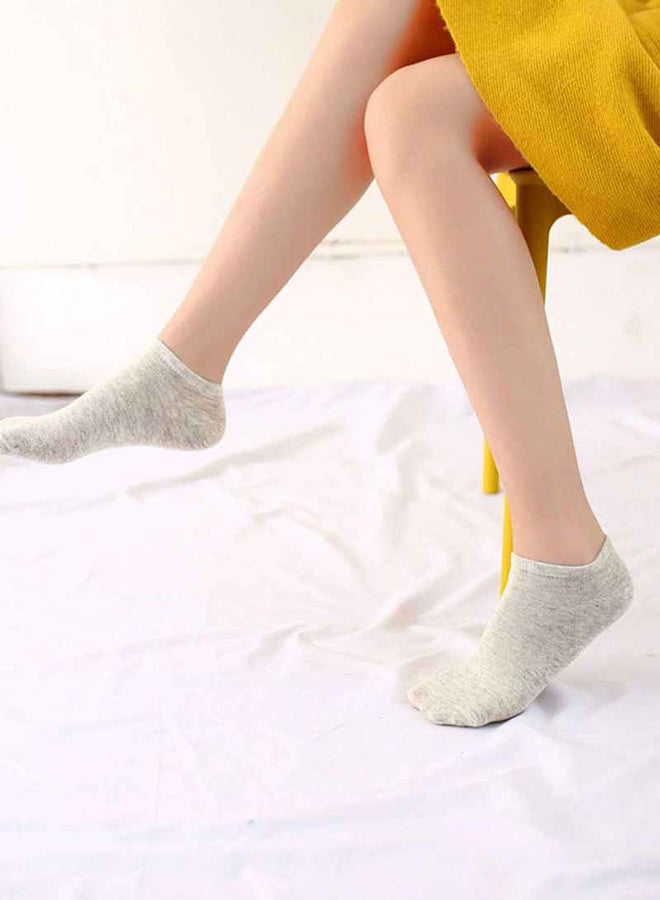 10 Pair Cotton Casual Ankle Socks Multicolour  - Image 3