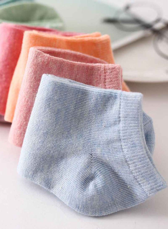 10 Pair Cotton Casual Ankle Socks Multicolour  - Image 5