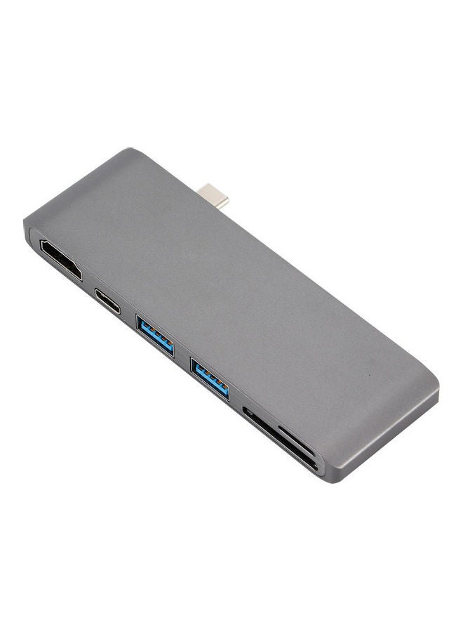 Generic - USB Dock Adapter For Apple Macbook Grey - Image 1
