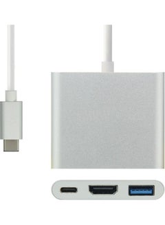 3-In-1 Type-C Hub Silver