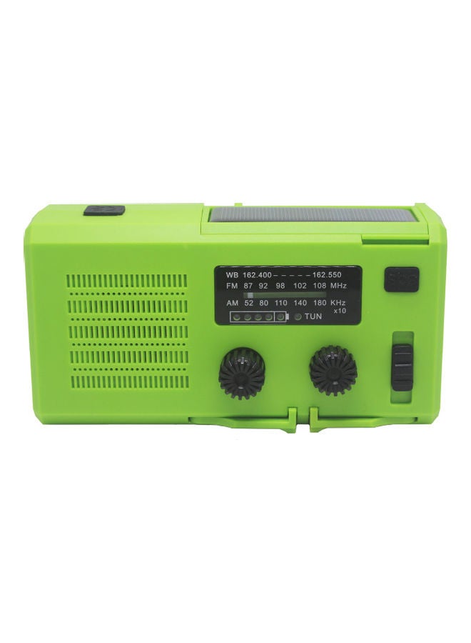 Portable Hand-Cranked Radio green