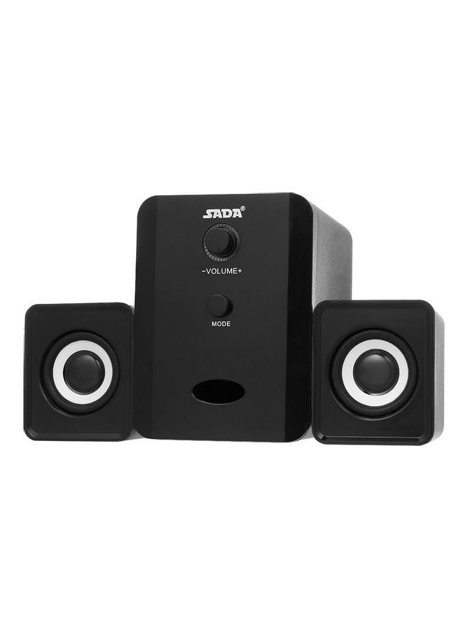 SADA D-201 USB Speaker NE-V3888 Black - Image 1