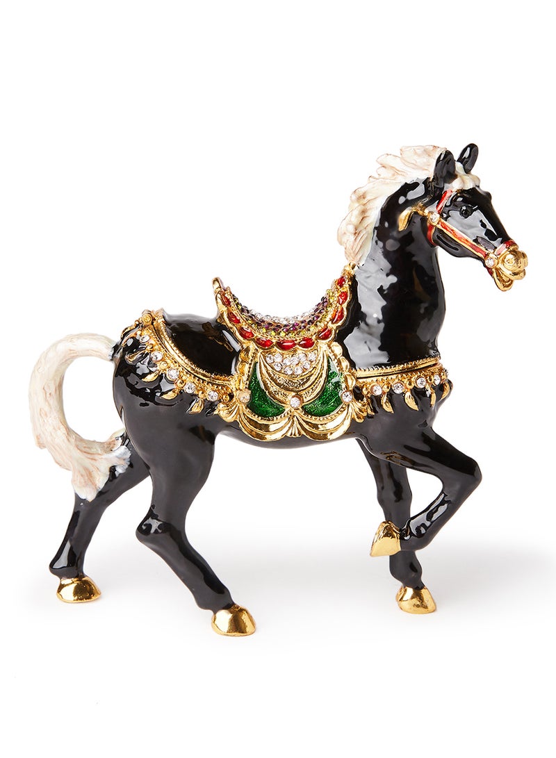 Al Jaber Gold Plated Decorative Horse Multicolour - Image 1