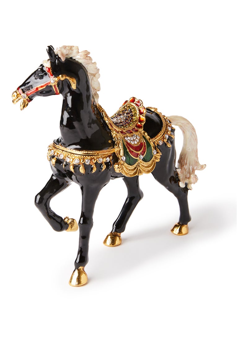 Al Jaber Gold Plated Decorative Horse Multicolour - Image 2