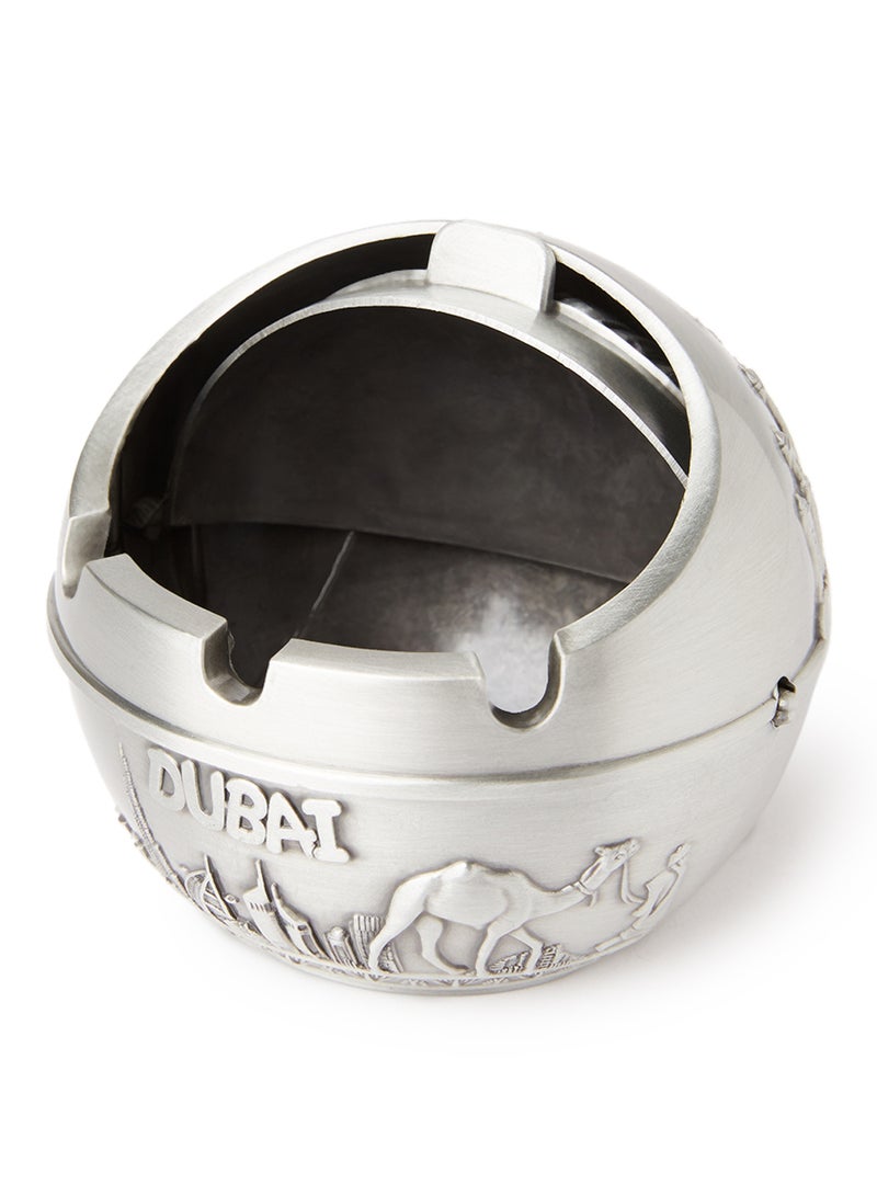 Al Jaber Silver Plated Decorative Ashtray Silver - Image 2