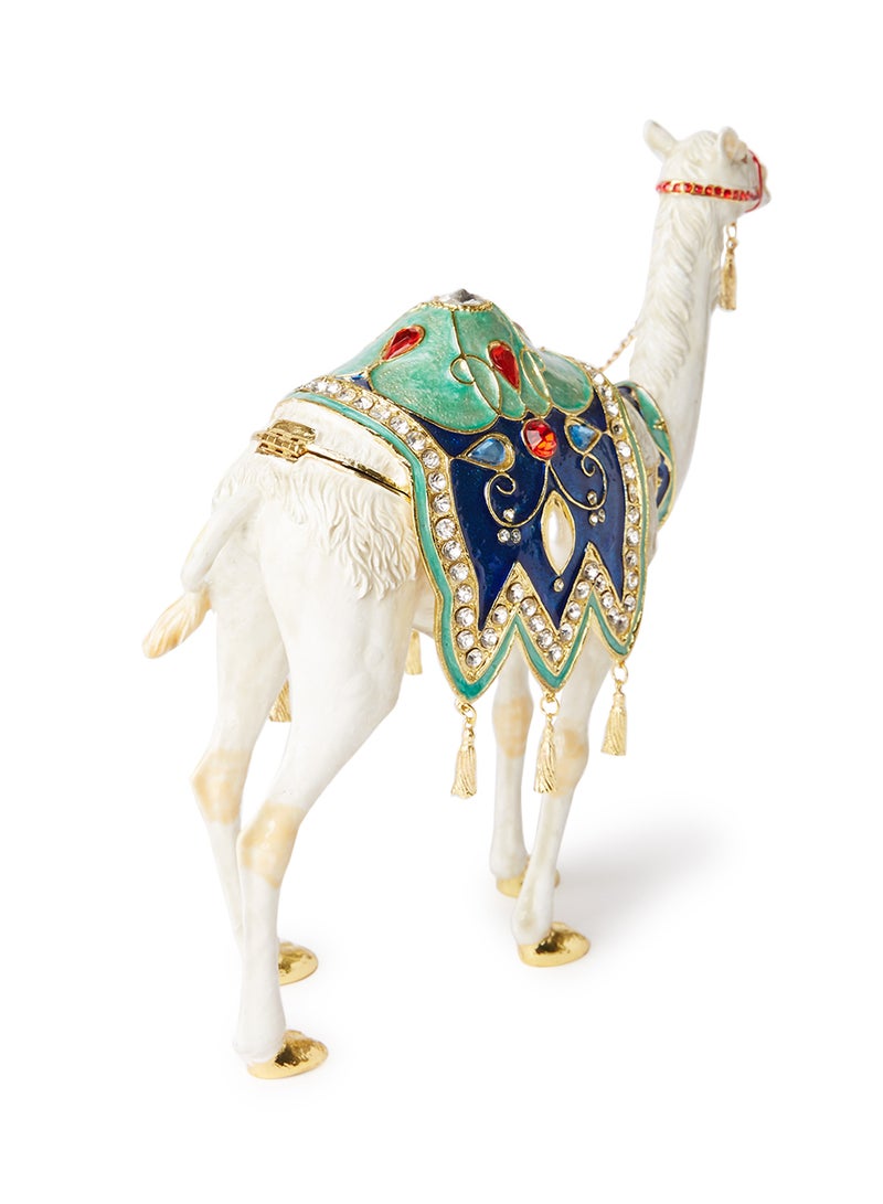 Al Jaber Gold Plated Attractive Decorative Camel Jewellry Box Multicolour - Image 3