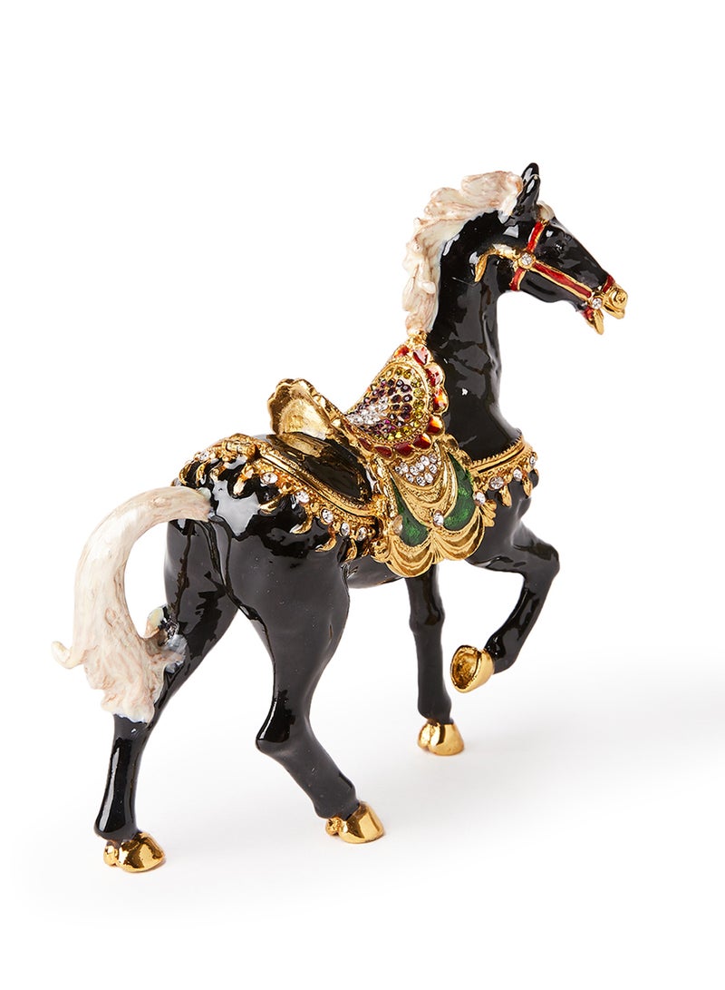 Al Jaber Gold Plated Decorative Horse Multicolour - Image 3