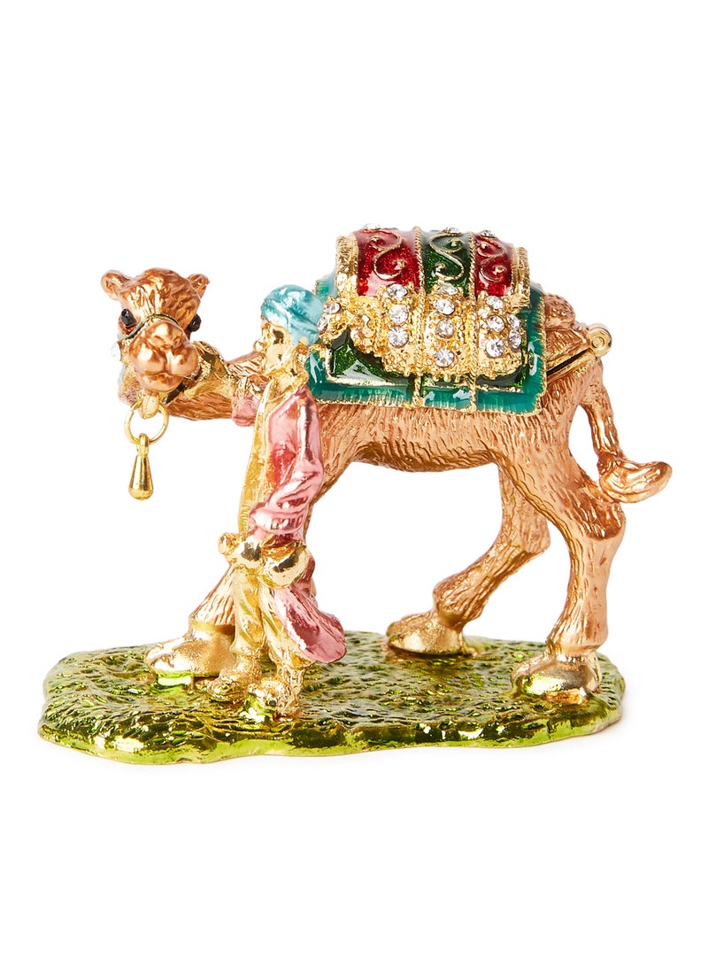 Al Jaber Decorative Gold Plated Camel Figurine Multicolour - Image 2