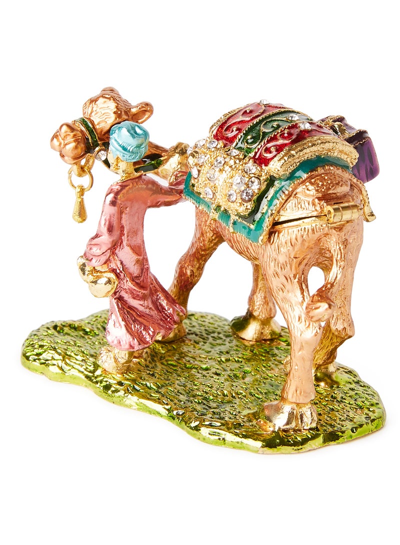 Al Jaber Decorative Gold Plated Camel Figurine Multicolour - Image 3