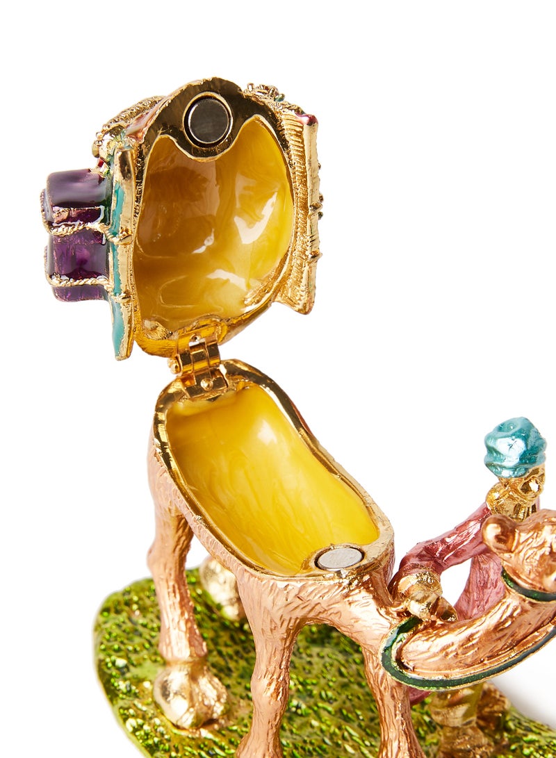 Al Jaber Decorative Gold Plated Camel Figurine Multicolour - Image 4