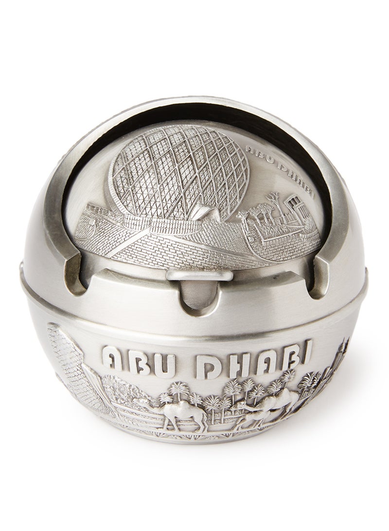 Al Jaber Silver Plated Decorative Ashtray Silver - Image 1