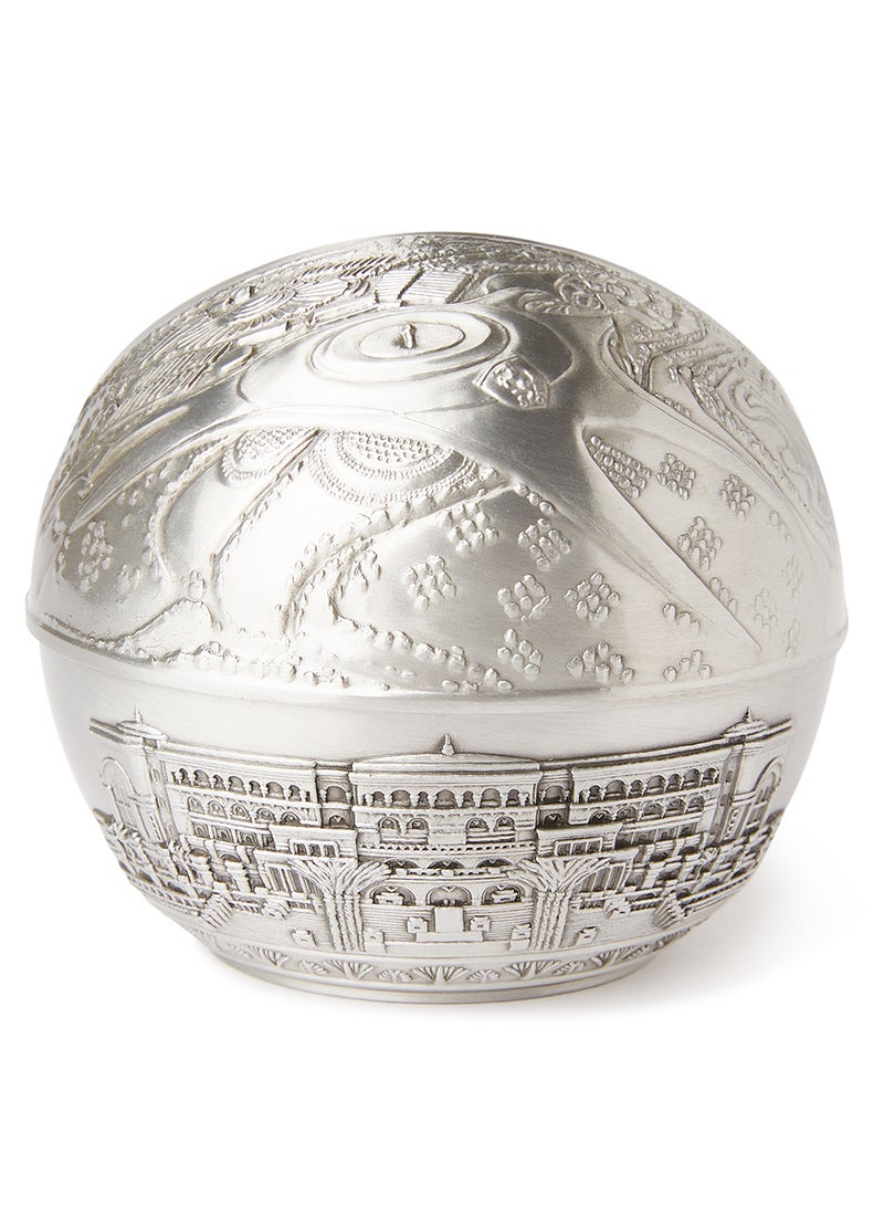 Al Jaber Silver Plated Decorative Ashtray Silver - Image 3
