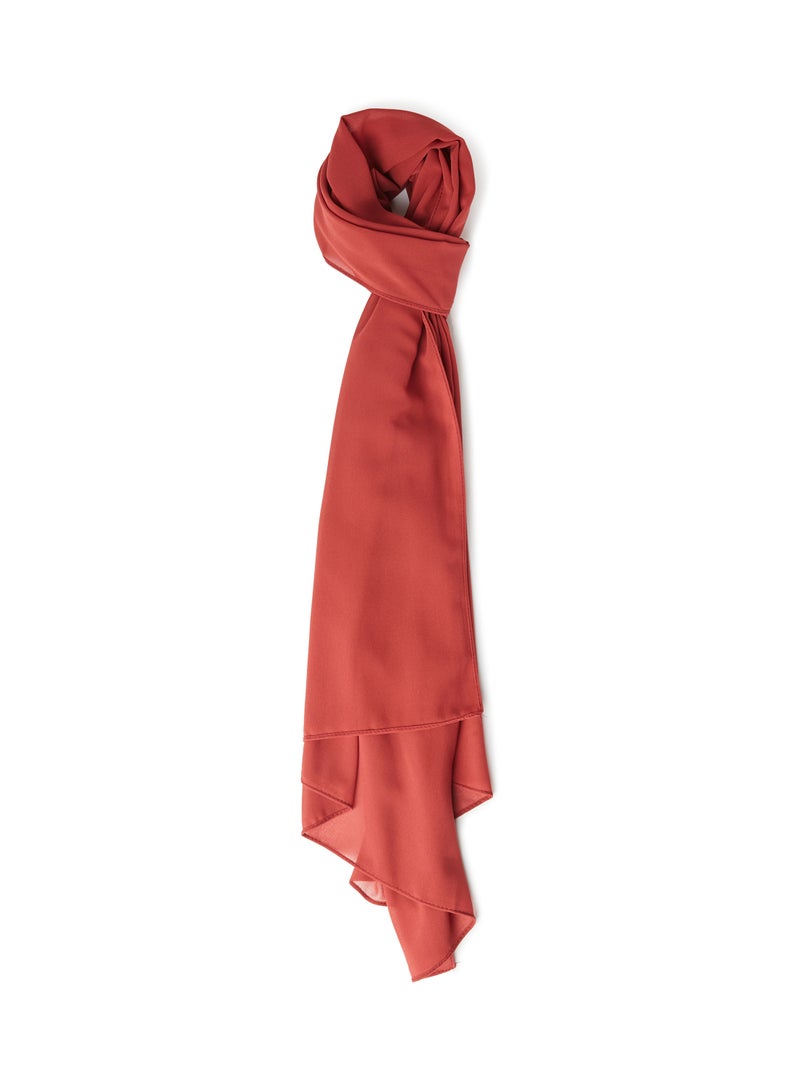 Rosh Solid Hijab Crimson  - Image 1