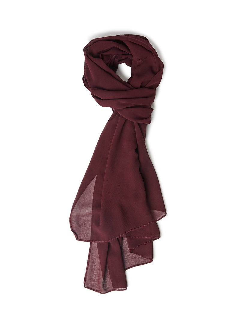 Rosh - Solid Hijab Wine - Image 1