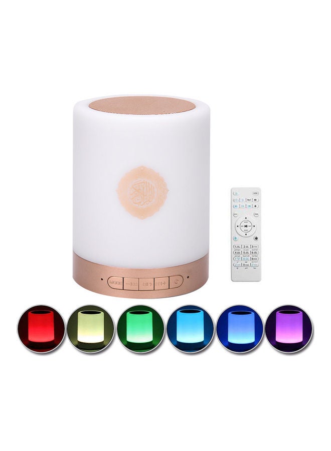 Wireless Bluetooth Speaker White/Gold