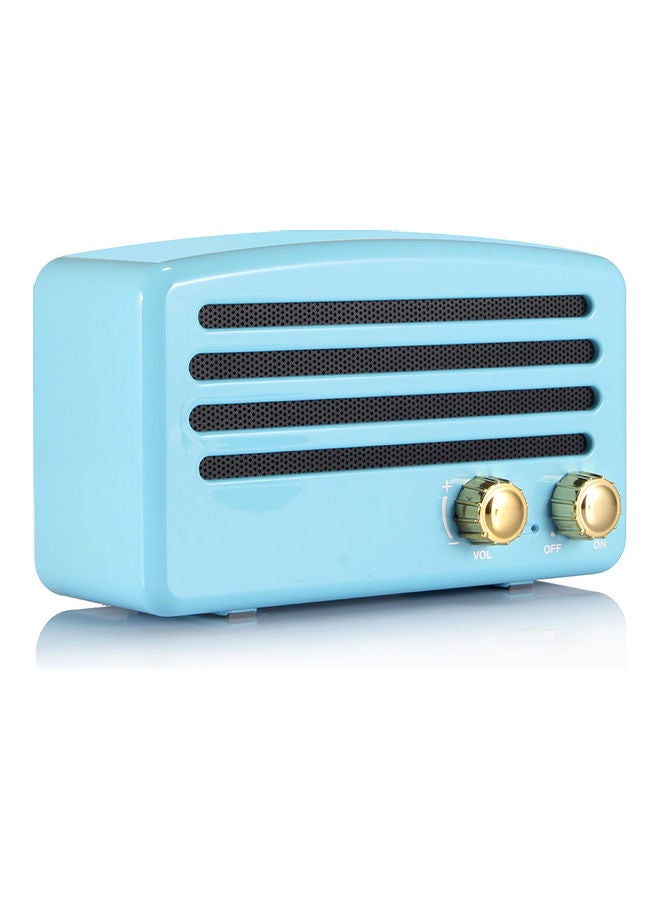Portable Wireless Bluetooth Speaker Blue