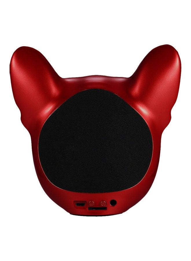 Unique Wireless Bulldog Speaker Red - Image 2