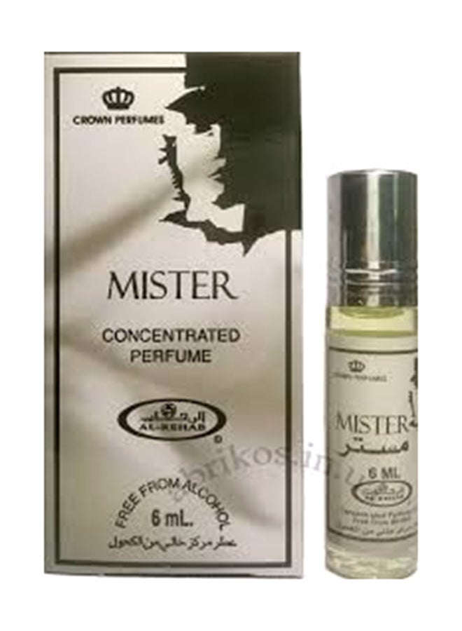 الرحاب - زيت عطر مركز مستر بدون كحول من 6 قطع 6ملليلتر - Image 1