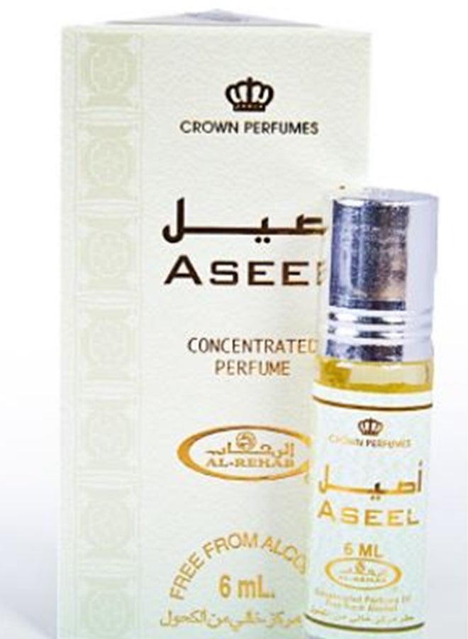 Al Rehab 6-Piece Aseel Concentrated Perfume Oil Without Alcohol 6ml  - Image 2
