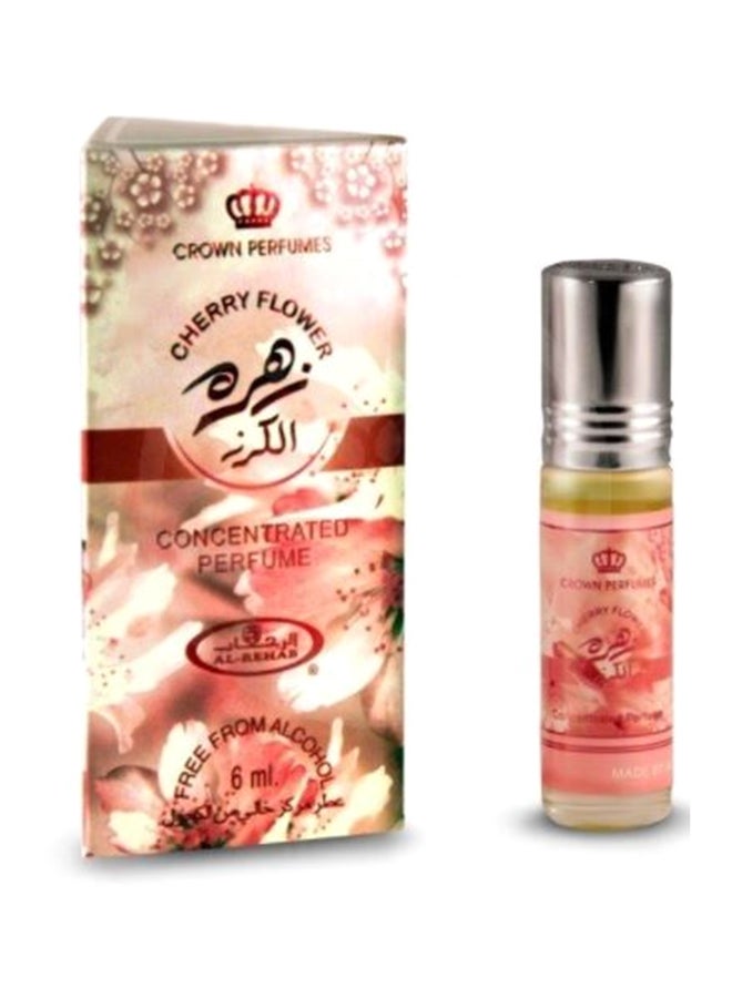 Al Rehab 6-Piece Cherry Flower Concentrated Perfume Oil Without Alcohol 6ml - Image 2
