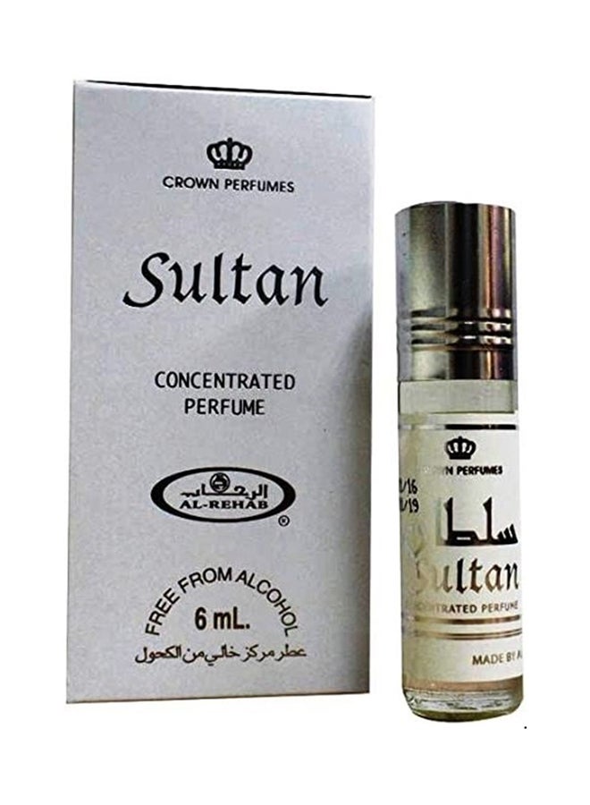 Al Rehab 6-Piece Sultan Concentrated Perfume Oil Without Alcohol 6ml  - Image 2