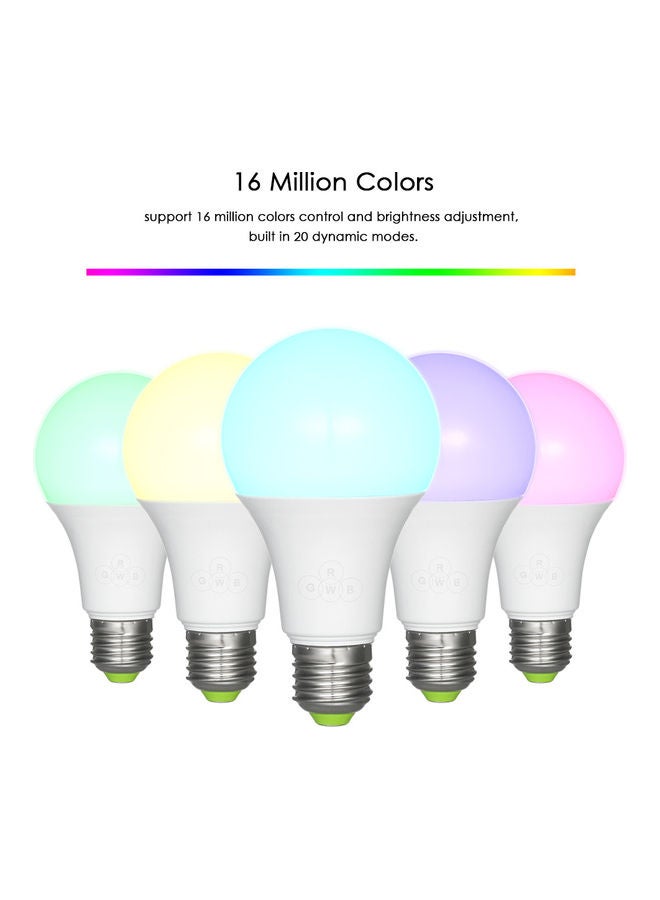 6.5W Smart Wireless Bulb White 13 x 7 x 7cm