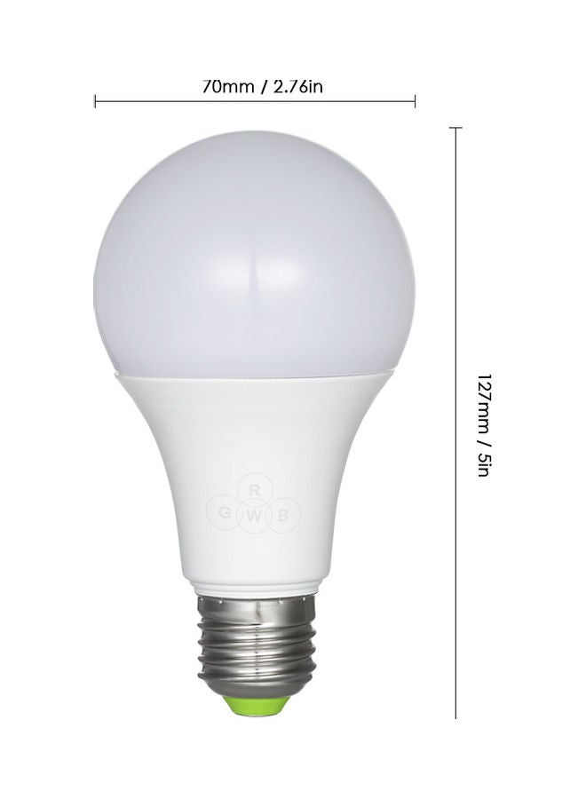 6.5W Smart Wireless Bulb White 13 x 7 x 7cm
