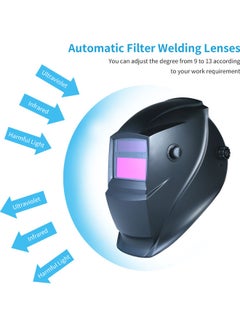 Generic Solar Automatic Darkening Welding Helmet Black 33 x 25 x 25cm  - Image 3