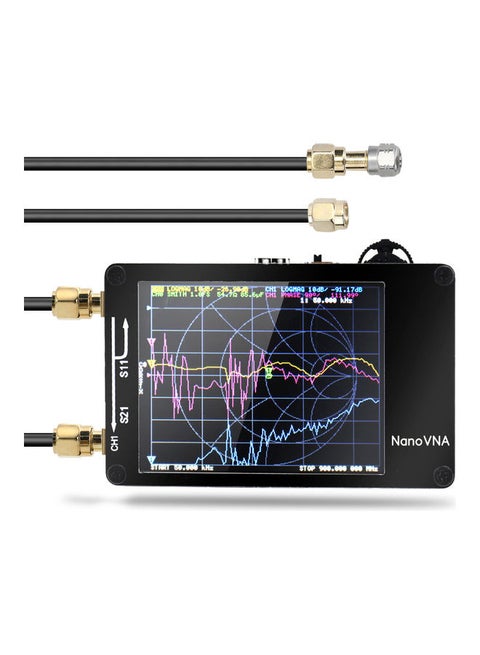 Portable Handheld Vector Network Analyzer Black