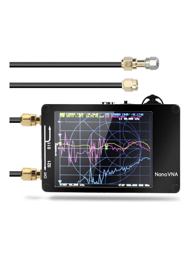 Portable Handheld Vector Network Analyzer Black