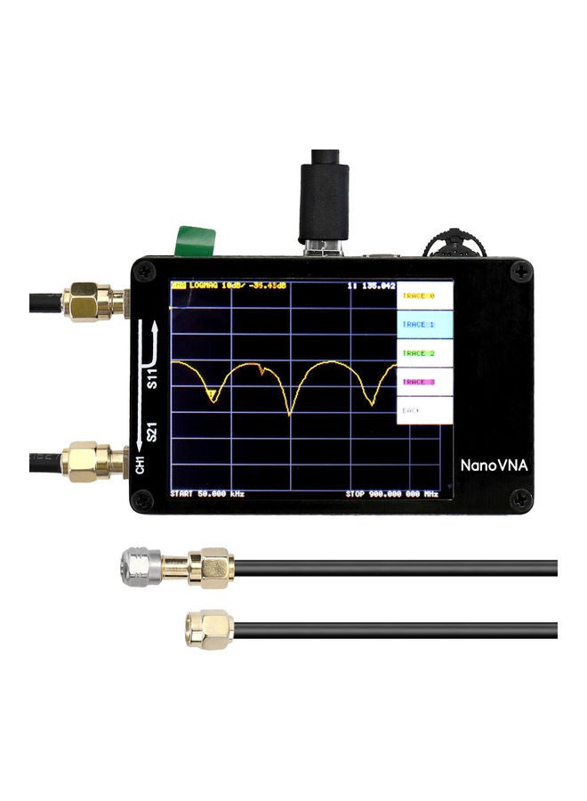 Portable Handheld Vector Network Analyzer Black