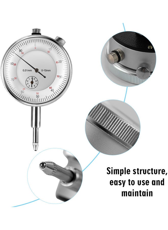 Metal Round Dial Indicator and Magnetic Base Holder Multicolour - Image 4
