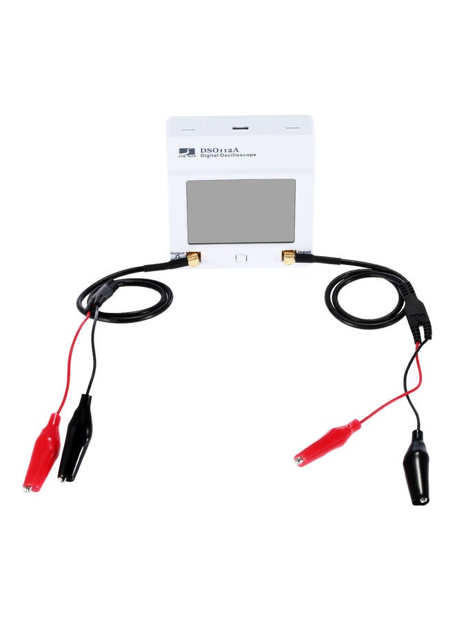 DSO 112A TFT Touch Screen Portable Mini Digital Oscilloscope white 17.5 x 3 x 10cm
