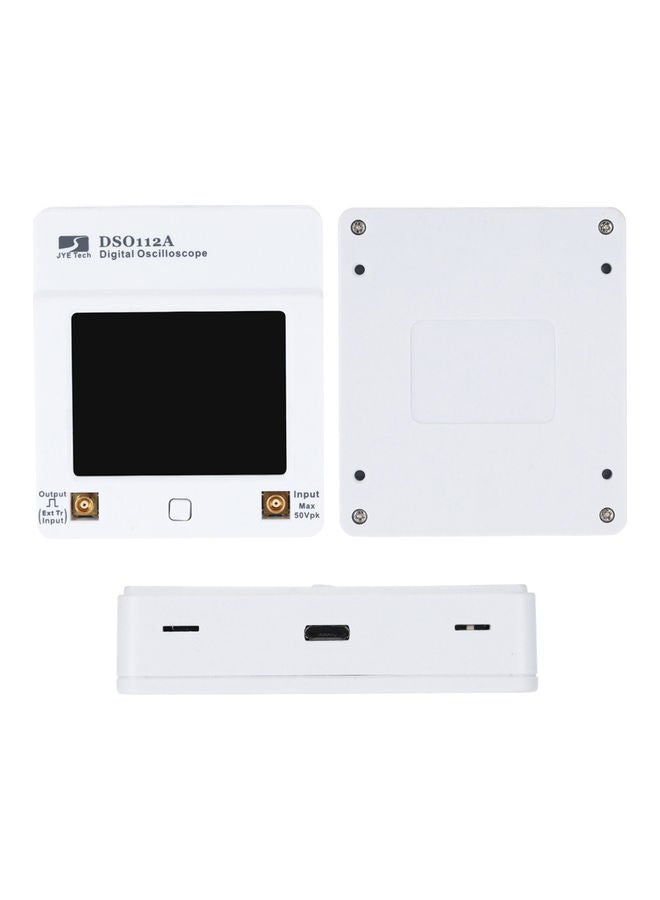 DSO 112A TFT Touch Screen Portable Mini Digital Oscilloscope white 17.5 x 3 x 10cm