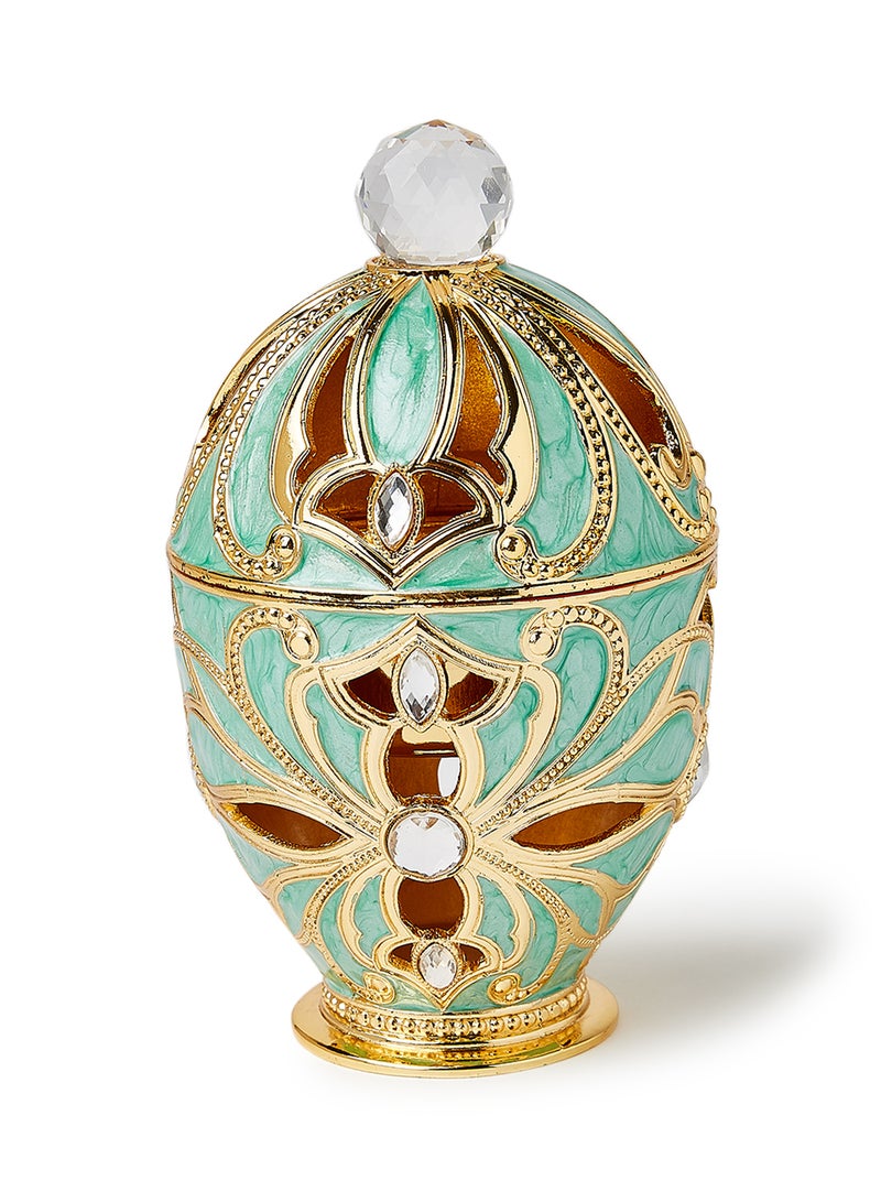 Al Jaber - Gold Plated Incense Burner Multicolour - Image 1