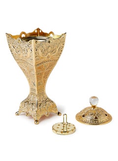 Al Jaber Attractive Incense Burner Golden  - Image 2