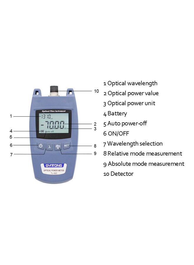 TL-520 Handheld Optical Power Meter Blue  - Image 2