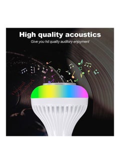 Generic LED Light E27 Bulb with BT Speaker White 13 x 10 x 13cm  - Image 3