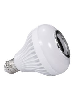 Generic LED Light E27 Bulb with BT Speaker White 13 x 10 x 13cm  - Image 1