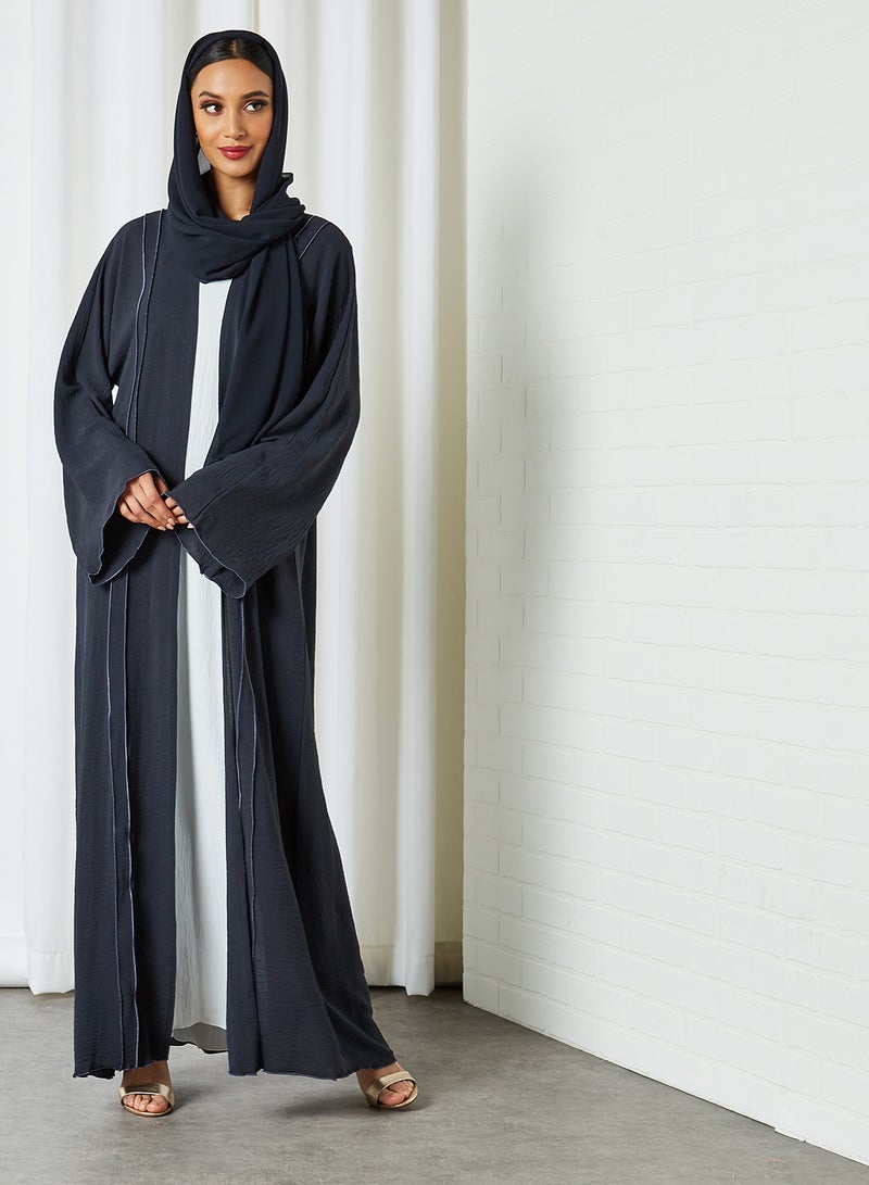 بوسني عباية طويلة سادة أزرق - Image 1