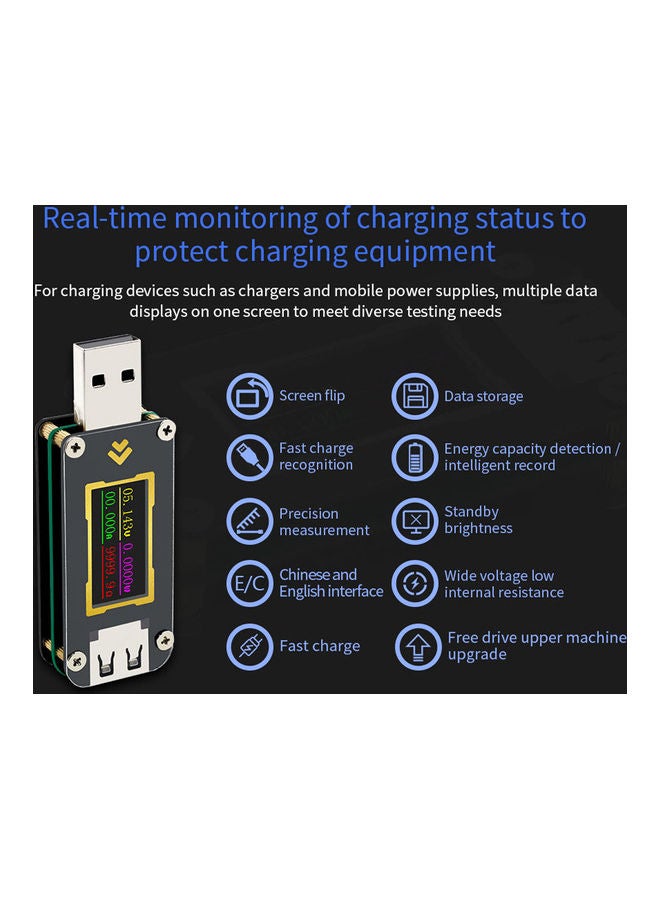 FNB28 Current and Voltage Meter Black  - Image 2