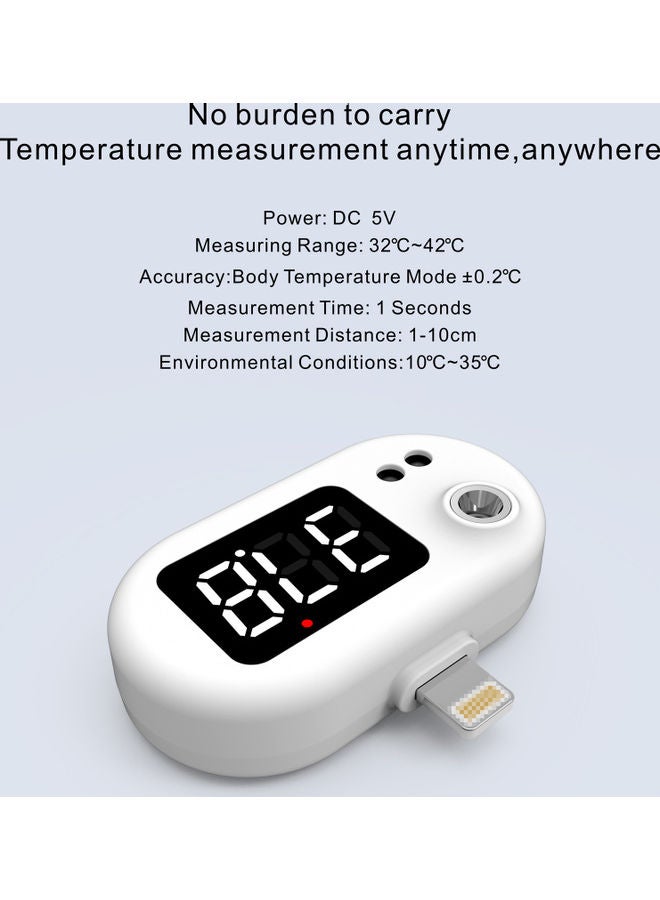 USB Intelligent Thermometer White  - Image 3