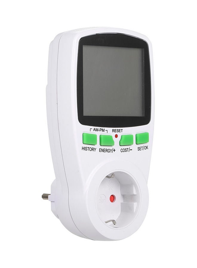 Digital Power Measuring Meter White  - Image 5