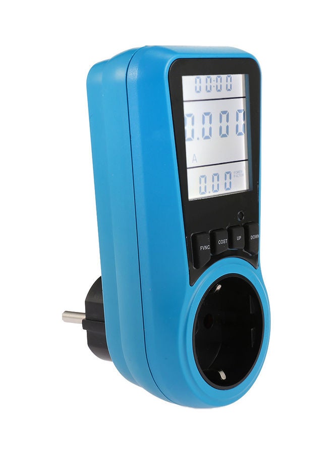 Digital Power Measuring Meter Blue/Black