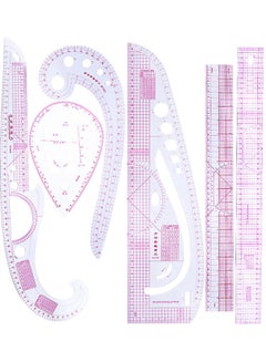 6-Piece French Metric Ruler Pink/White - v1611217353/N43867562A_1