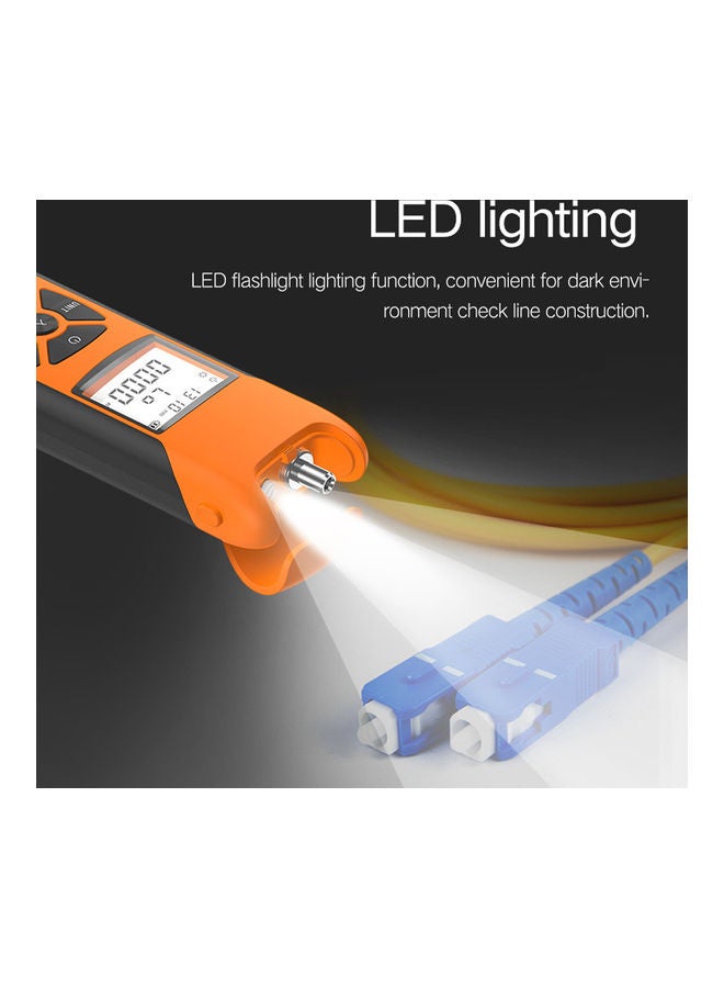 Portable Lightweight Optical Power Meter Orange/Black  - Image 3